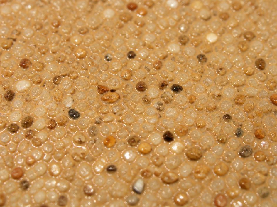Finition résine Sable Doré